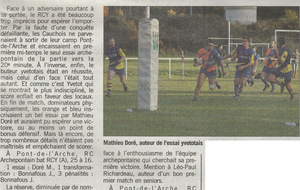 Courrier Cauchois / 30 octobre 2015