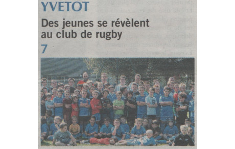 Le RCY à la une de Paris-Normandie...