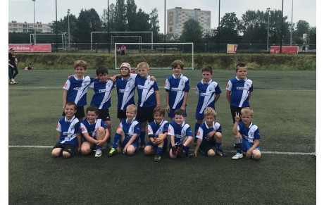 Les U8 sur le podium...