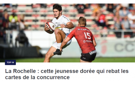 Article sur les Espoirs Rochelais, dont fait partie Rémi Leroux...