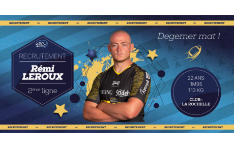 Rémi Leroux a signé à Vannes...