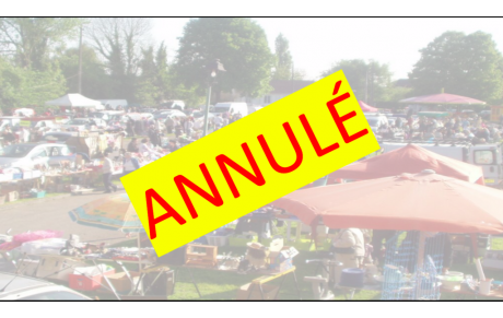 La Foire à Tout est annulée...