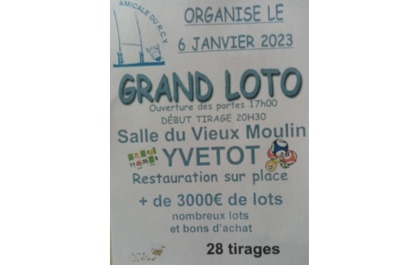 L'Amicale du RCY organise un grand loto